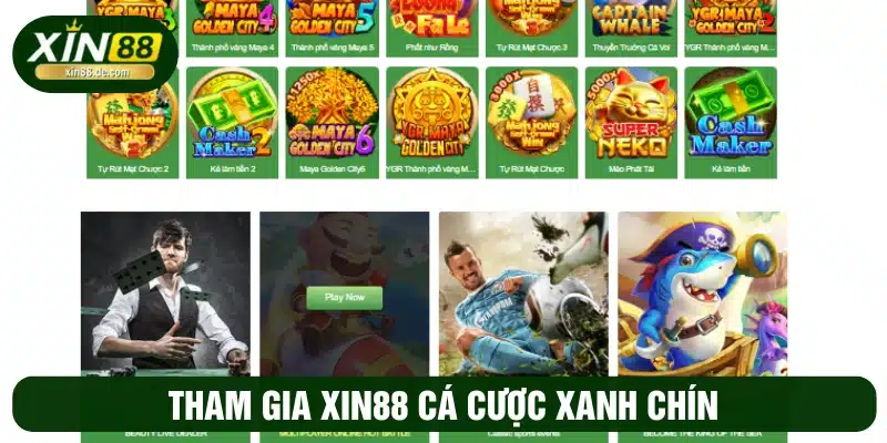Tham gia XIN88 tha hồ cá cược xanh chín